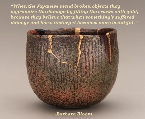 cracks filled with gold